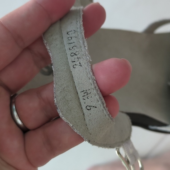 S.A.S Pampa Toe Loop Suede Comfortable Summer Silver Strappy Women's Sandals - Picture 5 of 5